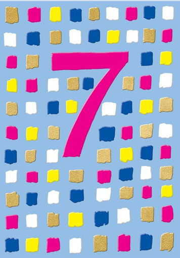 Picture of 7TH BIRTHDAY CARD PINK